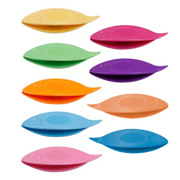 9-paks slitesterkt skyttelsett skyttelsett med komfortabelt grep for å sy mønstre (blandede farger) (9 deler som vist)