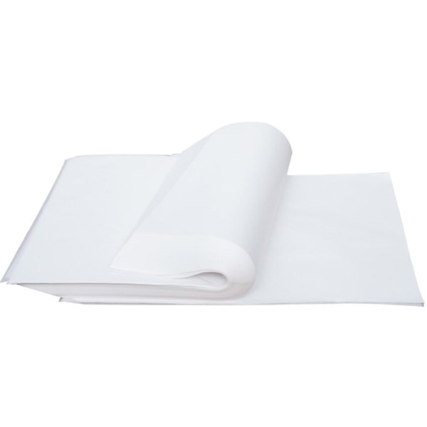 500 arkkia valkoista läpikuultavaa luonnoskutsupaperia perinteistä sarjakuvapiirustusanimaatiopaperia (18x26 cm, valkoinen)