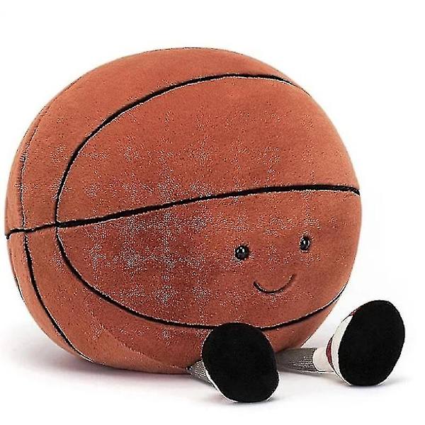 Basketbolldocka Rolig Söta Bebis Lugnande Trasdocka Kreativ Plyschdocka Dekompressionsleksak