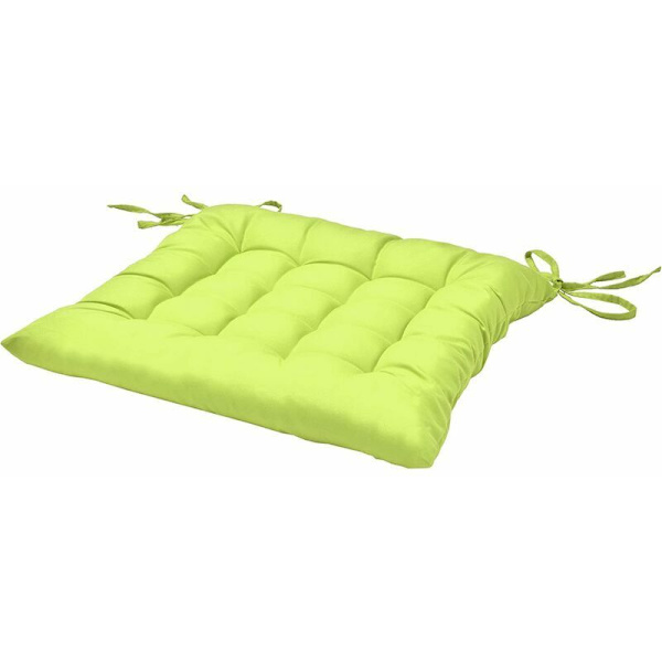 Lea trädgårdsstolsdyna - Set om 4 - Bekväm och tjock utomhusdyna - Perfekt för inomhus och utomhus - 40x40x5 cm - Äppelgrön