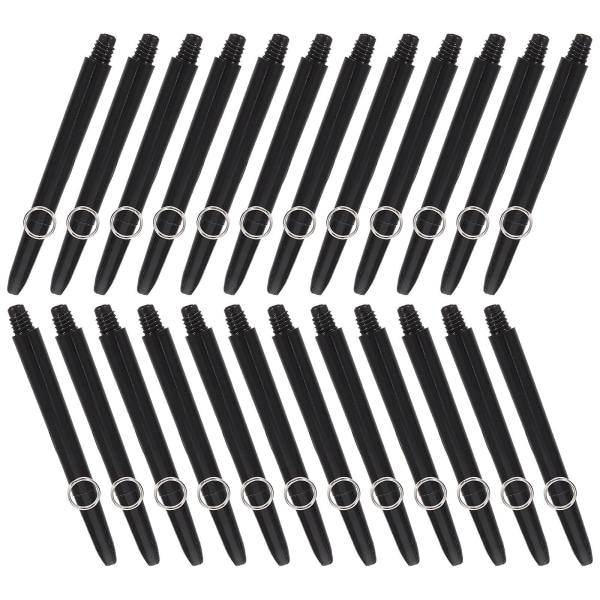 50 dartskaft, nylon dartskaft, gjengede dartskaft, gjengede dartskaft (5.5X0.6X0.6CM, svart)
