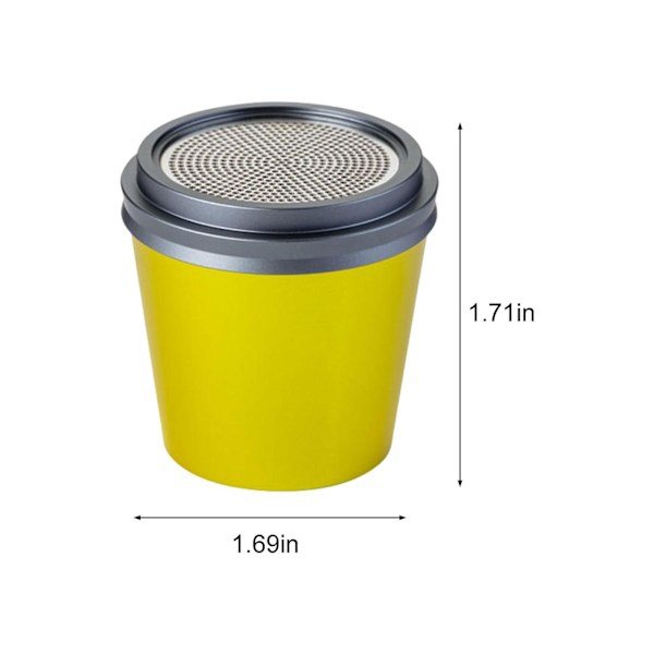 Bluetooth-version 5.0 Ny citron trådlös mini Bluetooth liten högtalare bärbar söt telefon hals hängande liten högtalare (gul)