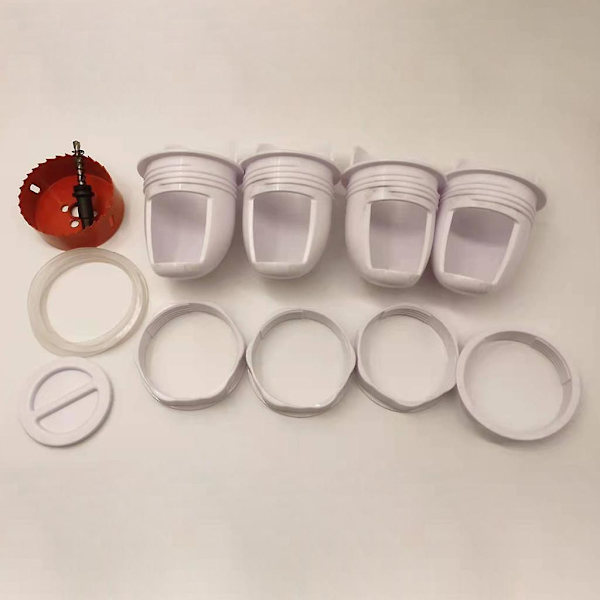 Kycklingmatare Portar Diy Fjäderfä Gravitationsmatare Kit För Tråg Anka Duva
