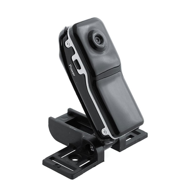 Bærbart Mini Dv-kamera Dvr-kamera Webcam Support 16GB Cam Sportshjelm Cykel Motorcykel Cam (sort)