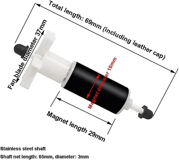 Lay Z Spa Badpump Impeller/Rotor E02 Fix (69mm)