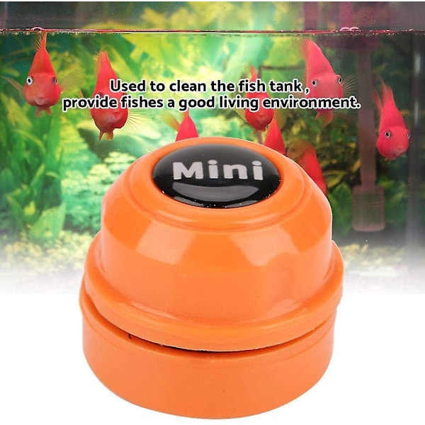Akvarie Rengøringsmiddel Mini Magnetisk Akvarie Rengøringsbørste til Glas Bærbar Akvarium Børste Vinduesrenser Scrubber