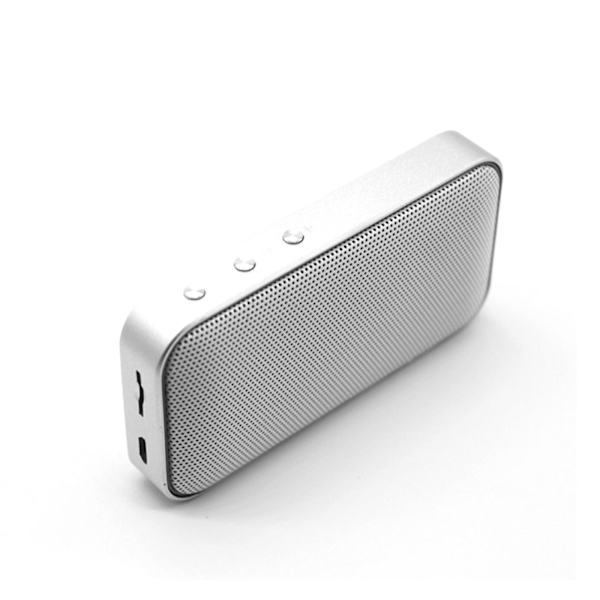 Liten Bluetooth-högtalare, bärbar trådlös, utomhus minihögtalare för hem, utomhus och resor, 4 timmars arbetstid (vit)