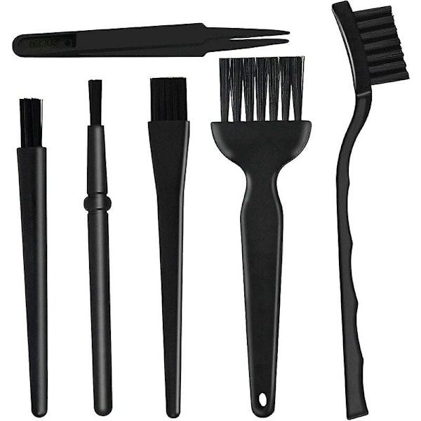 6 in 1 Multi-Function Cleaning Brush Set Anti-Static Brushes for Computer Keyboard Motherboard