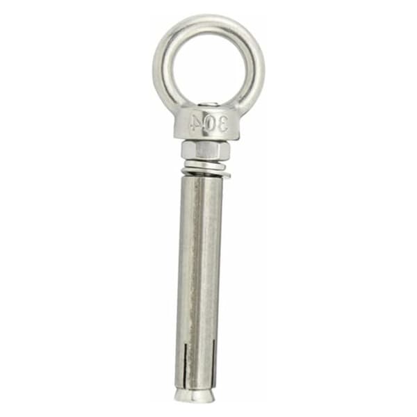 5-pack M10x80mm expanderögleskruvar med rostfria öglebultar