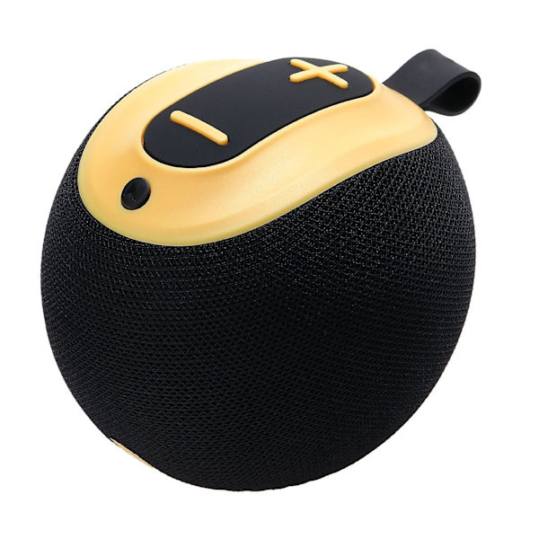 TG623 Rund bollhögtalare Utomhus Bärbar Present Subwoofer 2 Kanaler Trådlös Bluetooth-högtalare 20240956（Gul）