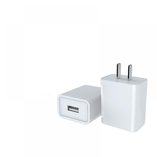 Kompatibel med USB-laddare, 3c-certifierad och 5v2a levereras med Android-kabel (boxed), laddning av flera enheter, idealisk för resor (2 st) (svart)