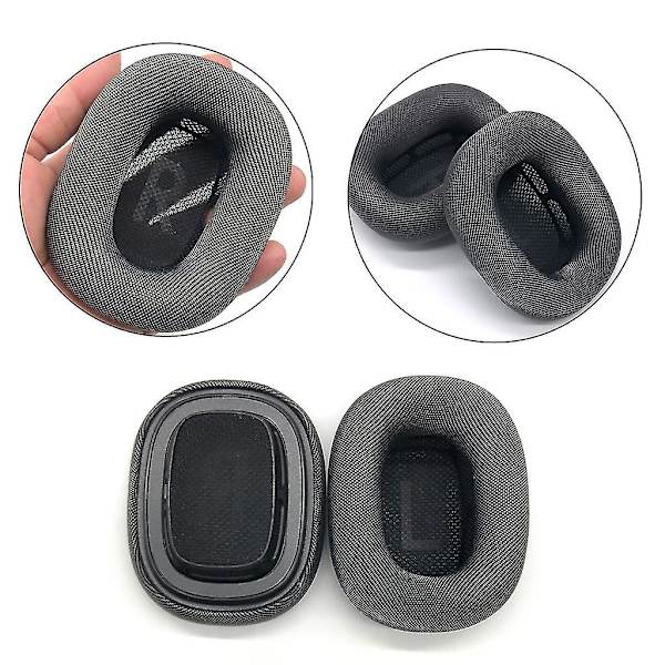 Ørevarmere til Airpods Max Hovedtelefoner Bløde Svampe Ørepuder Etui Cover Mesh Klud Øre Puder Øretelefon Puder（Blå）