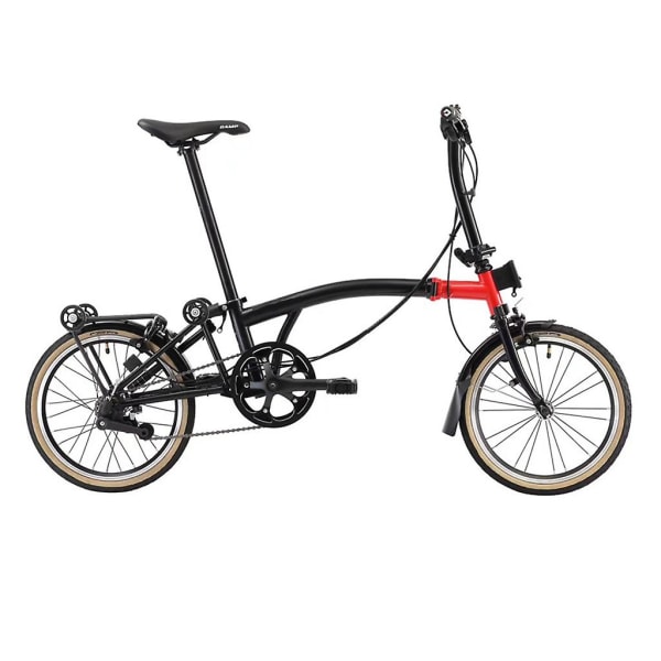 Lätta aluminiumfälgar för Brompton Ultralight CNC-bearbetade Easywheel (Silver)