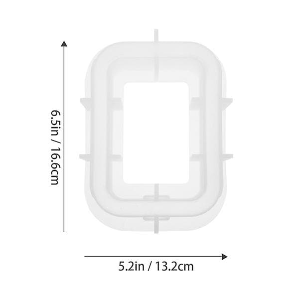 7 delar vas silikonformar återanvändbara hantverk DIY-formar flexibla vasformar (3.9X12.8X16.6CM, som bilderna visar)