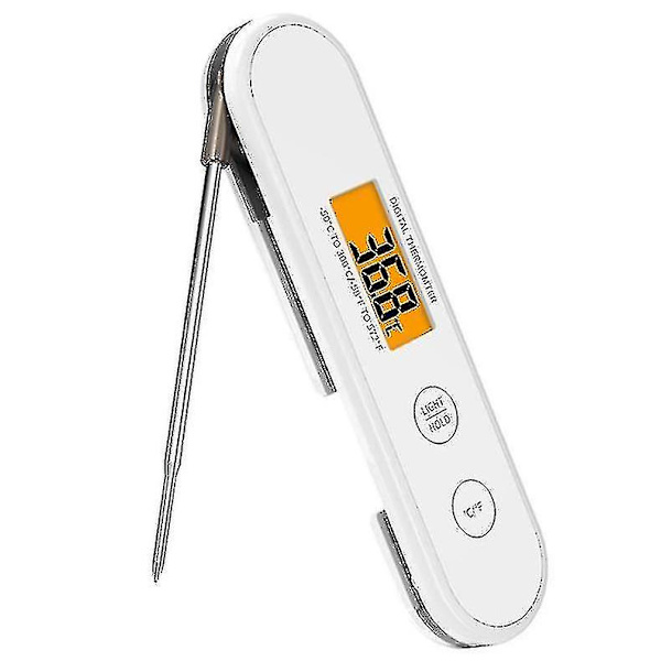 Direkt avläsbar kötttermometer, digital vattentät grilltermometer