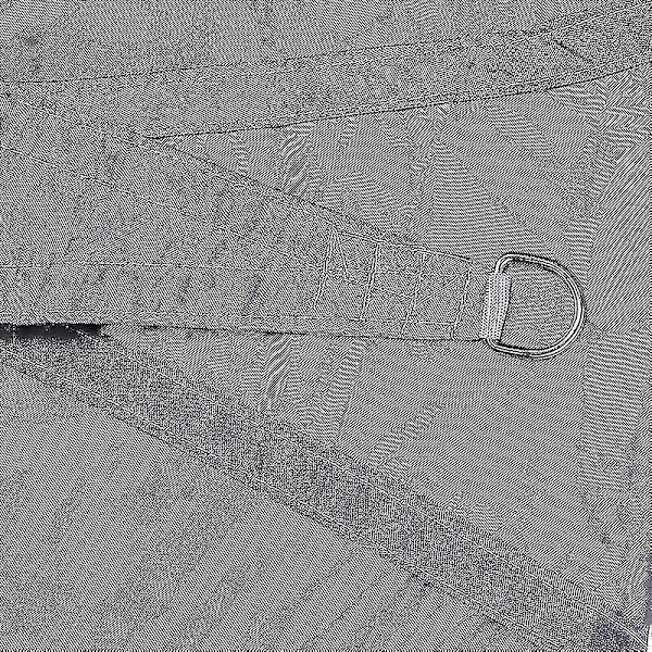 3x3x4,3m/4x4x5,7m/5x5x7,1m Vandtæt Solsejl Sejl Trekant Til Have Terrasse Udendørs Markiser Baldakin Pool Markise Camping（4x4x5,7m,Grå）