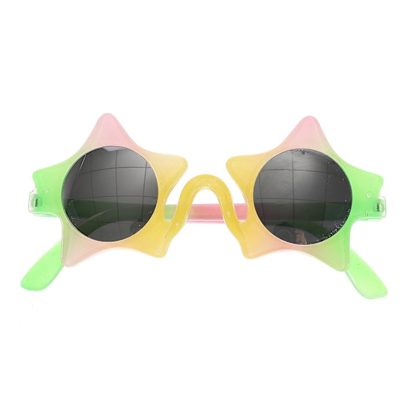 1 pakkaus Mini Cool Pentagram Shape Kids Sunglasses Costume Cosplay Halloween Glasses Party Accessories (Värikäs kuten kuvassa)