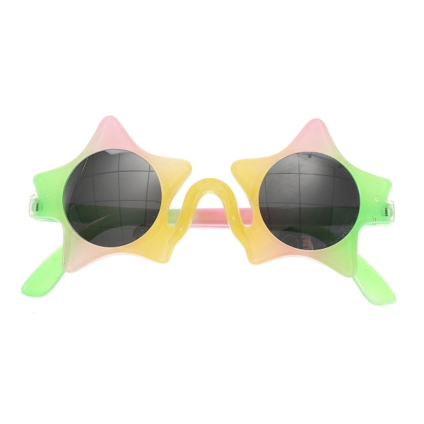 1 Pakke Mini Cool Pentagram Shape Børne Solbriller Kostume Cosplay Halloween Briller Festtilbehør (Farverige som vist på billedet)