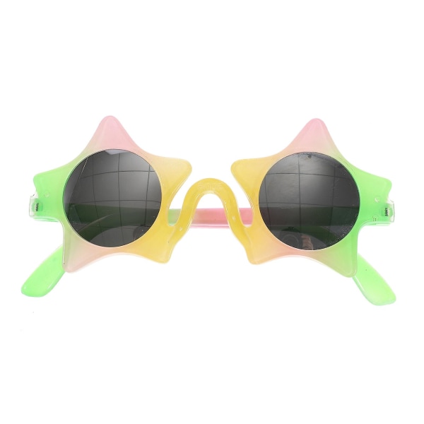1 pakke Mini Cool Pentagram Shape Kids Solbriller Kostyme Cosplay Halloween Briller Fest Tilbehør (Fargerik som vist på bildet)