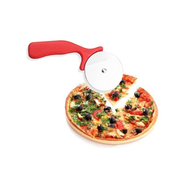 Rostfritt stål hjul slicer bakverk non-stick crepe pizzaskärare