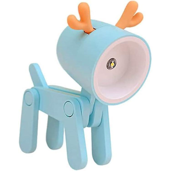 Mini LED Hjortebordlampe, Blå
