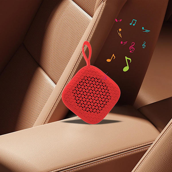 Bärbar högtalare Bluetooth-högtalare Trådlös högtalare Bluetooth 5.0 Minihögtalare 20240597（Röd）