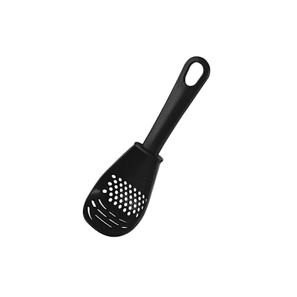 1 st multifunktionell köksslev värmebeständig hängande hål soppsil potatis vitlökspress sil innovativt kök slumpmässig färg