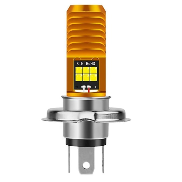 H6m P15d Motorcykelstrålkastare Cob Chip 1200lm Universal Super Bright Motorcykelstrålkastare Glödlampa Moto Drl-lampor Hi Lo-lampa（P15D）