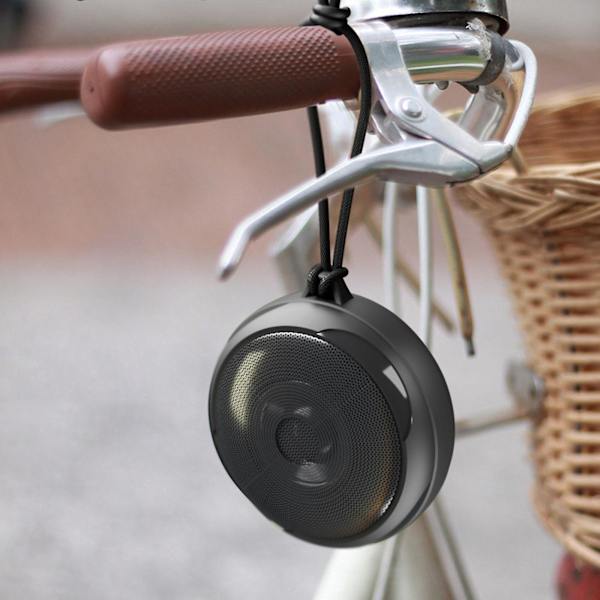 IP67 Ny Bärbar Utomhus Bluetooth-högtalare Och Dammtät Trådlös Skrivbord Bil Fitness Bluetooth-högtalare（Svart）