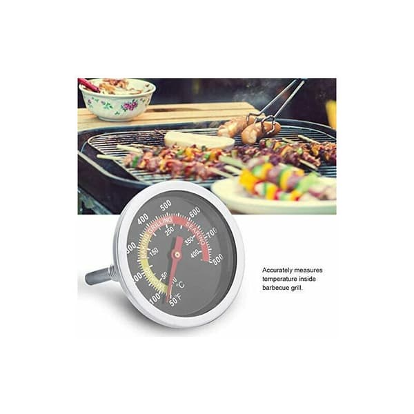 50800 BBQ Rostfritt Stål Grilltermometer Temperaturmätare för Nötkött Grill Matlagning