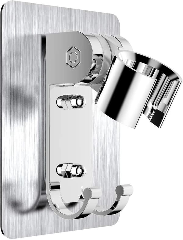 Luksuriøs dusjhode med slange/holder/vannsparende filter 3 moduser justerbar