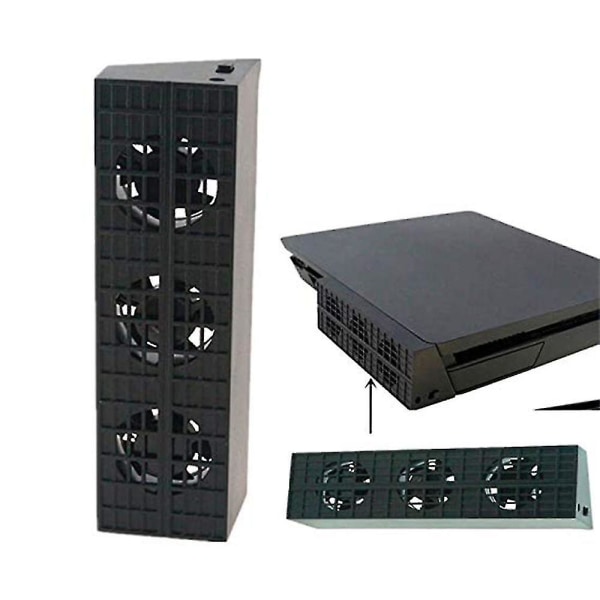 Ps4 Slim Turbo Kylfläkt Extern USB-kylare, Automatisk Temperatursensor