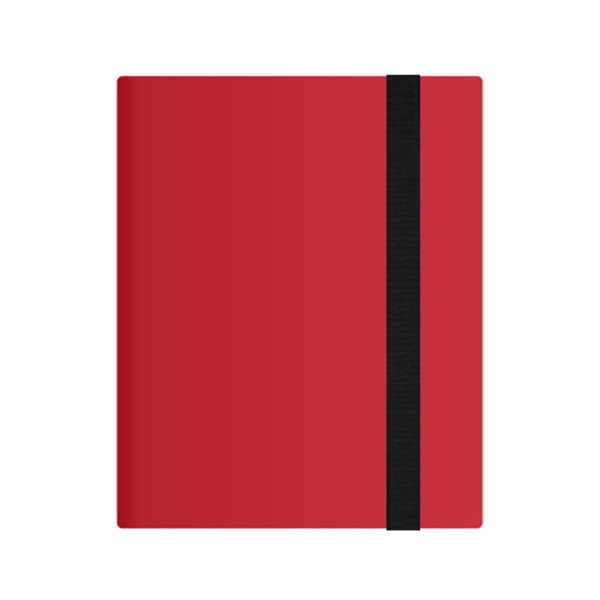 Nyt samlekortalbumbind - Hold ringbindene lukket（Fire firkanter，røde）