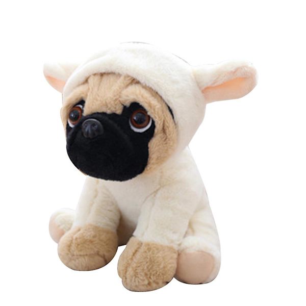 20cm Gosedjur Valp Hund Djur Kläder Dockleksak Barn Present Pris Klo Fyllning（Får）
