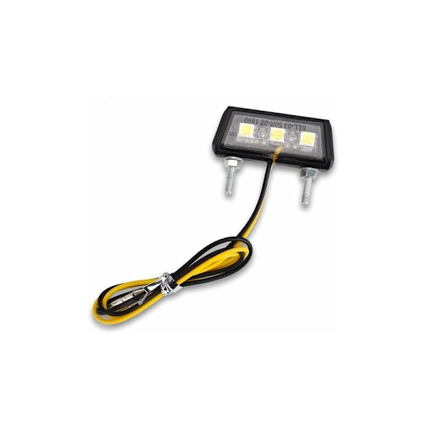 Universell LED-skyltbelysning för motorcykel 12V Mini Micro Skyltbelysning Motorcykelbelysning