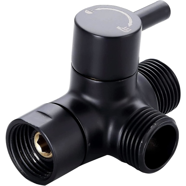 Shower Diverter Valve, 3 Way Shower Splitter, G1/2 Shower Arm Diverter Valve For Hand Held Shower Head And Fixed Sprayer