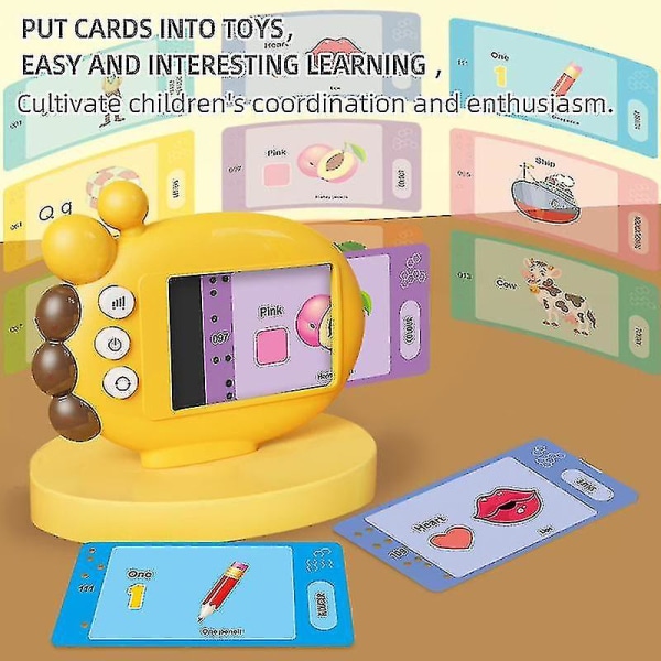 Giraffe Reader, engelsk gjenkjennelseskorttype Tidlig utdanningsmaskin, Talking Learning Awareness Toy For Children
