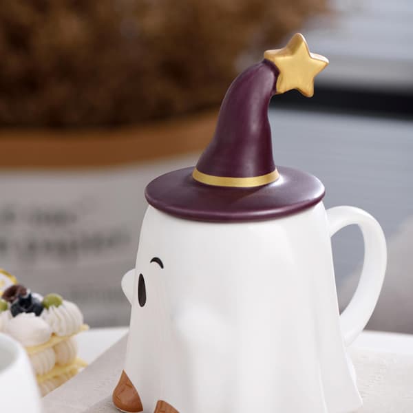 Spøkelseskopp Kaffe Julekopp 3D Halloween-kopp Spøkelseskopp Gave til barn kvinner menn