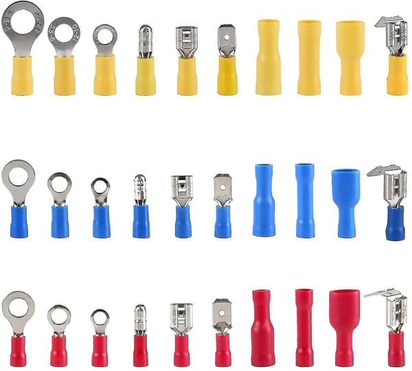Assortment Box 480 Electrical Lugs Single Crimp Connectors With Storage Box Xuanshang