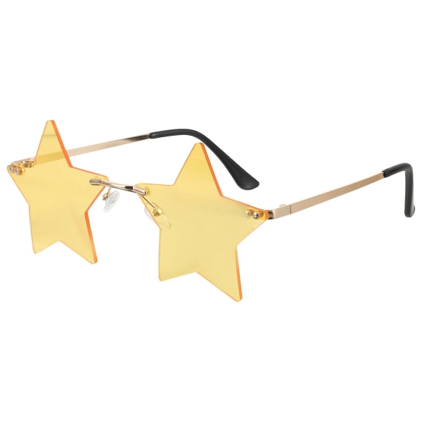 Star Aurinkolasit Reunattomat aurinkolasit Beach Party aurinkolasit Reunuksettomat lasit (14X14cm, kuten kuvassa)