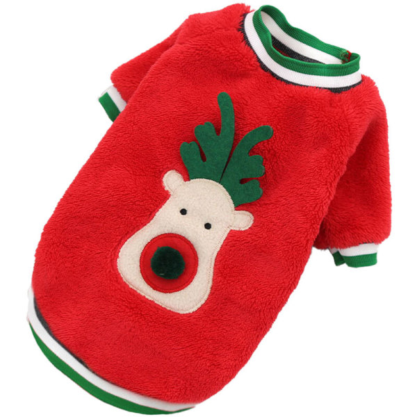 Julkläder för husdjur, juldräkt för hund och katt (XL)