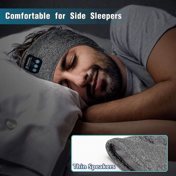 Sleep Headphones Trådlösa, Perytong Bluetooth Sports Headband Headphones