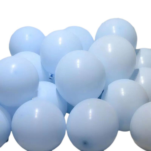 Macaron-ballonger, 5\" enfärgade, giftfria och säkra latexmaterial, perfekta för att ge din fest en färgklick (gul)