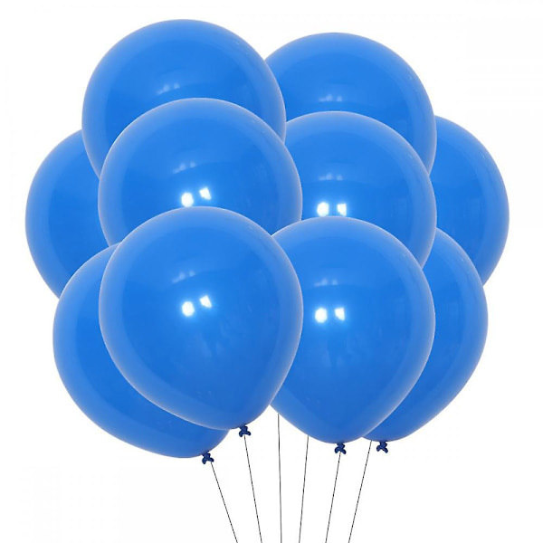 Runda matta latexballonger, högkvalitativa dekorativa latexballonger, perfekta för födelsedagsfest, bröllopsfest, julfest (blandade färger)