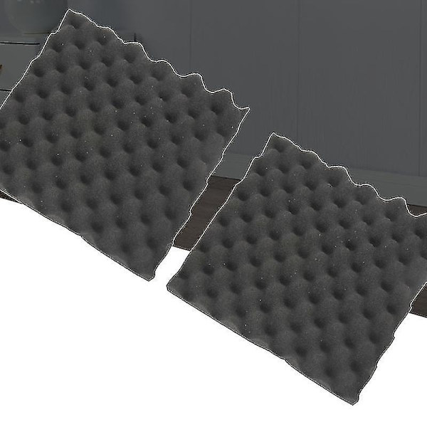 6 stk. 30x30x4cm Lydisolerende Akustiske Skumfliser Støjlydabsorberende