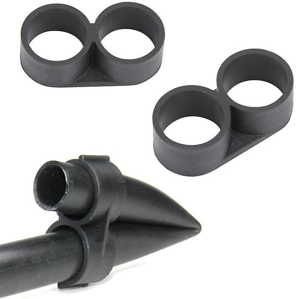 100 st droppbevattning slangände lock montering bevattningstillbehör för trädgård 20 mm