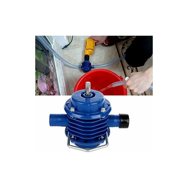 Handborr Pump, Mini Hand Plast Självprimning Vattenpump för Hemträdgård