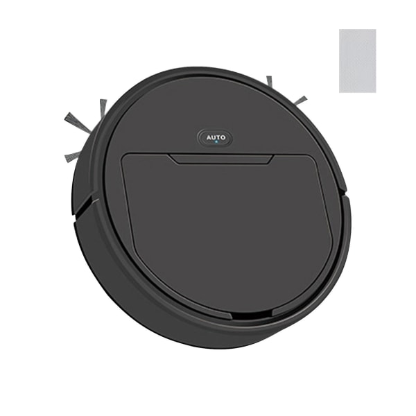 Intelligent Sweeping Robot Helt Automatisk Sopning Och Dragande Integrerad Laddning USB Hem Dammsugare Star Treasure FAN0477（Svart）