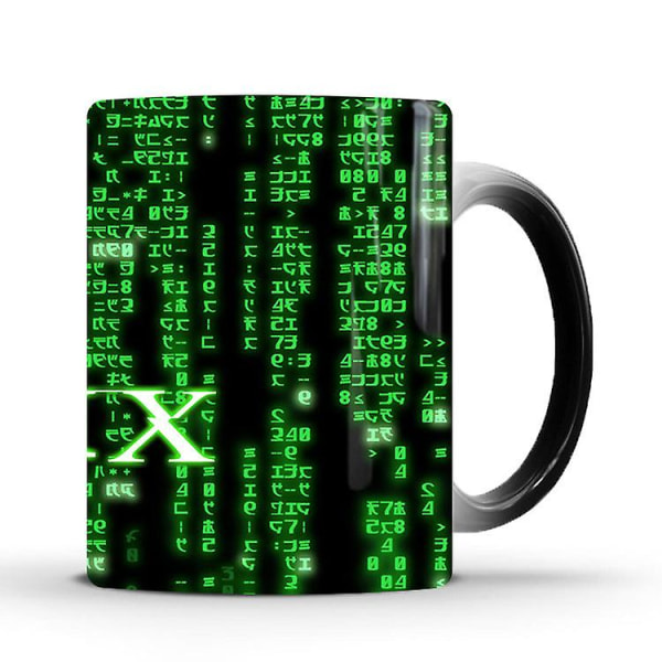Färgförändrande värmekänslig keramisk kaffemugg