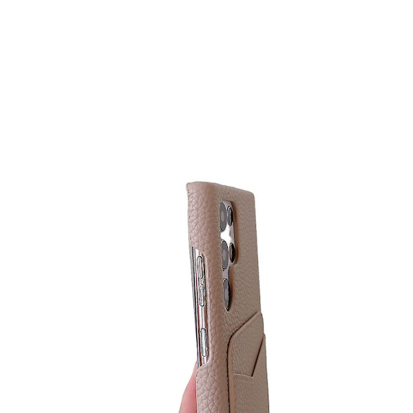 Kompatibel med Samsung S23 Ultra-fodral, Anti-fingeravtrycksdesign, Fullt skydd, Kylfunktion, Lämplig för daglig användning utomhus (Grå)